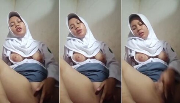 ABG SMA Hijab Jaman Sekarang Viral Pulang Sekolah Langsung Kirim Video Boba Dan Apem Buat Sang Kekasih